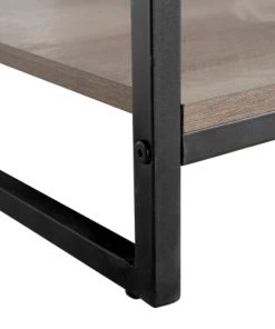 Beliani Étagères Étagère 4 Compartiments Effet Bois -Vaisseliers Soldes Magasin etagere 4 compartiments effet bois 4