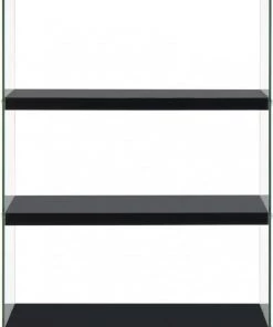 ReCollection Étagères Etagère 4 étagères Bois Noir Montant Verre H113cm 9 ReCollection Étagères Etagère 4 étagères Bois Noir Montant Verre H113cm -Vaisseliers Soldes Magasin etagere 4 etageres bois noir montant verre h113cm 3