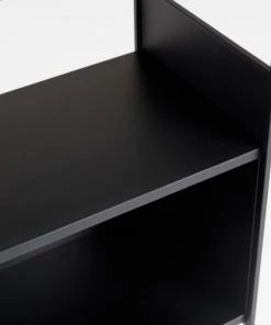 MACABANE Étagères Étagère 5 Niches 5 Niveaux Noire Piètement Métal -Vaisseliers Soldes Magasin etagere 5 niches 5 niveaux noire pietement metal 4