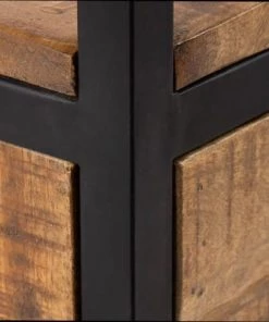 Altobuy Étagères Etagère 5 Niveaux 4 Tiroirs Métal Et Manguier Massif -Vaisseliers Soldes Magasin etagere 5 niveaux 4 tiroirs metal et manguier massif 4