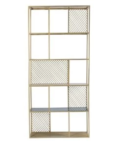 Rendez Vous Déco Étagères Etagère 5 Niveaux En Métal Et Verre