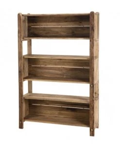MACABANE Étagères Etagère 5 Niveaux En Pin Recyclé