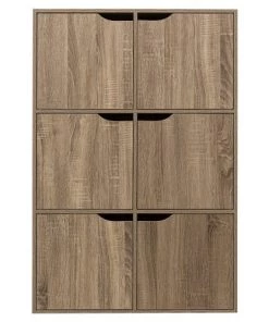 Five Simply Smart Étagères Étagère 6 Cases Portes Naturel 8 Five Simply Smart Étagères Étagère 6 Cases Portes Naturel -Vaisseliers Soldes Magasin etagere 6 cases portes naturel 3