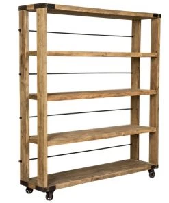 Rendez Vous Déco Étagères Etagère à 4 Niveaux En Bois Et Pieds à Roulettes 8 Rendez Vous Déco Étagères Etagère à 4 Niveaux En Bois Et Pieds à Roulettes -Vaisseliers Soldes Magasin etagere a 4 niveaux en bois et pieds a roulettes 3