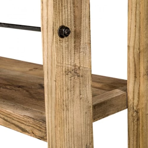 Rendez Vous Déco Étagères Etagère à 4 Niveaux En Bois Et Pieds à Roulettes 5 Rendez Vous Déco Étagères Etagère à 4 Niveaux En Bois Et Pieds à Roulettes – Image 5