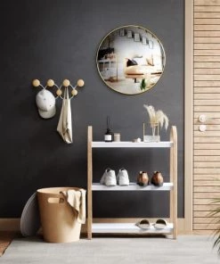 Umbra Étagères Etagère à Poser Blanc 90x25x72cm -Vaisseliers Soldes Magasin etagere a poser blanc 90x25x72cm 4