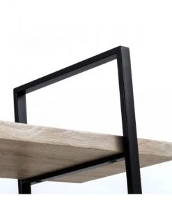 Wadiga Étagères Étagère à Poser En Métal Et PVC Motif Bois 3 étages -Vaisseliers Soldes Magasin etagere a poser en metal et pvc motif bois 3 etages 2