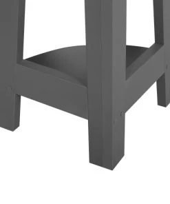 Beliani Étagères Étagère Angle Grise De 5 Compartiments -Vaisseliers Soldes Magasin etagere angle grise de 5 compartiments 3