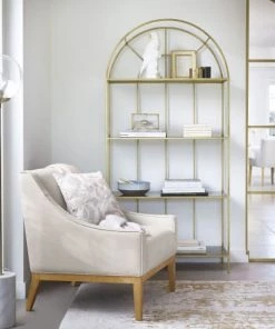 Maisons Du Monde Étagères Etagère Arcade En Métal Doré Mat 7 Maisons Du Monde Étagères Etagère Arcade En Métal Doré Mat -Vaisseliers Soldes Magasin etagere arcade en metal dore mat 1000 9 34 208888 4