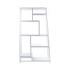 Leitmotiv Étagères Étagère Asymétrique En Métal Blanc H178cm