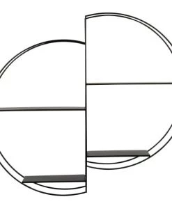 Maisons Du Monde Étagères Etagère Asymétrique En Métal Noir