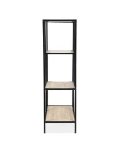 Alice's Garden Étagères Etagère Asymétrique En Métal Noir & Décor Bois -Vaisseliers Soldes Magasin etagere asymetrique en metal noir decor bois 10