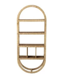 Bloomingville Étagères Etagère Audrey En Sapin Et Rotin H107cm