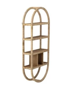 Bloomingville Étagères Etagère Audrey En Sapin Et Rotin H107cm -Vaisseliers Soldes Magasin etagere audrey en sapin et rotin h107cm 3