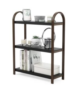 Umbra Étagères Étagère Autoportante En Bois Brun, 25 X 72 X 90cm