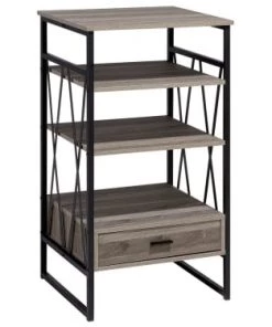 Beliani Étagères Étagère Avec Tiroir