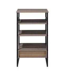 Beliani Étagères Étagère Avec Tiroir -Vaisseliers Soldes Magasin etagere avec tiroir 4