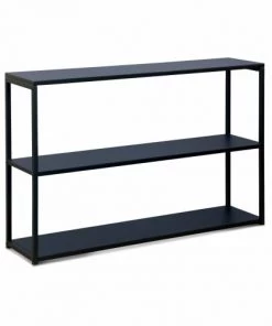 Alice's Garden Étagères Etagère Basse 3 Niveaux En Métal Noir