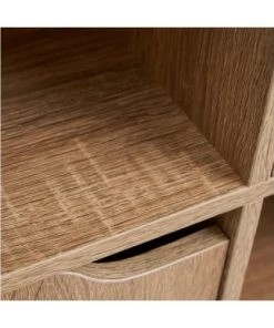 Wadiga Étagères Étagère Basse En Bois 4 Casiers 2 Portes 60x29,5x61,5cm -Vaisseliers Soldes Magasin etagere basse en bois 4 casiers 2 portes 60x29 5x61 5cm 3