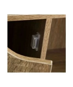 Wadiga Étagères Étagère Basse En Bois MDF 9 Casiers 5 Portes Façon Console -Vaisseliers Soldes Magasin etagere basse en bois mdf 9 casiers 5 portes facon console 2