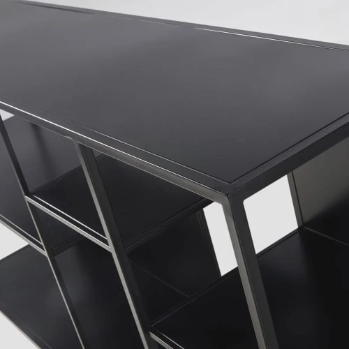 Maisons Du Monde Étagères Etagère Basse En Métal Fin Noir 4 Maisons Du Monde Étagères Etagère Basse En Métal Fin Noir – Image 4