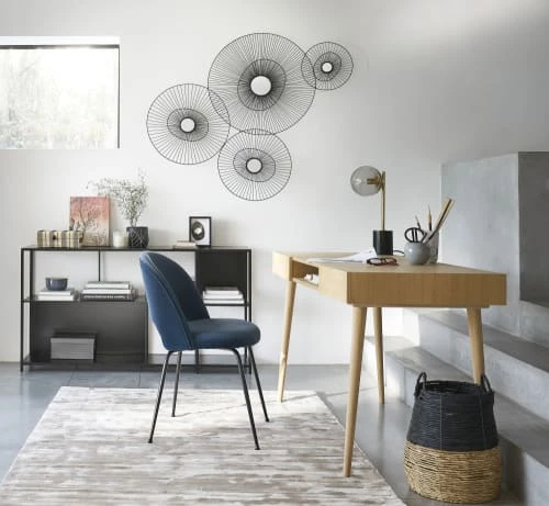 Maisons Du Monde Étagères Etagère Basse En Métal Fin Noir 2 Maisons Du Monde Étagères Etagère Basse En Métal Fin Noir – Image 2