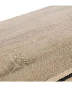 Wadiga Étagères Étagère Basse Métal Noir Et Bois H76cm -Vaisseliers Soldes Magasin etagere basse metal noir et bois h76cm 2