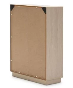 HOMN Étagères Étagère Bibliothèque 110x80 Cm, Couleur Chêne Et Gris -Vaisseliers Soldes Magasin etagere bibliotheque 110x80 cm couleur chene et gris 4