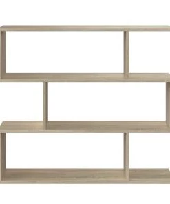 HOMN Étagère Bibliothèque Couleur Chêne 6 Étagères 9 HOMN Étagère Bibliothèque Couleur Chêne 6 Étagères -Vaisseliers Soldes Magasin etagere bibliotheque couleur chene 6 etageres 3