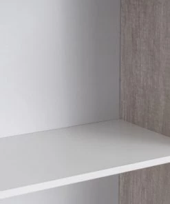 Wadiga Étagères Étagère Bois Et Blanc 4 étagères - 60x29x147cm -Vaisseliers Soldes Magasin etagere bois et blanc 4 etageres 60x29x147cm 2