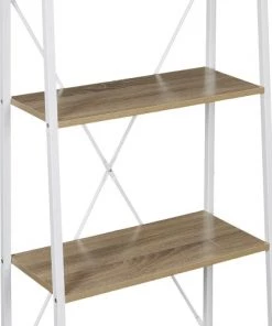 The Home Deco Factory Étagères Étagère Bois Et Métal Blanc 10 The Home Deco Factory Étagères Étagère Bois Et Métal Blanc -Vaisseliers Soldes Magasin etagere bois et metal blanc 4