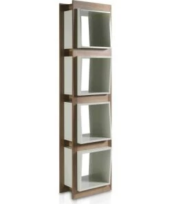 ReCollection Étagères Étagère Bois Foncé 50x41x200cm