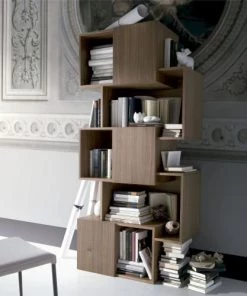 ReCollection Étagères Étagère Bois Foncé 85x40x181cm -Vaisseliers Soldes Magasin etagere bois fonce 85x40x181cm 2