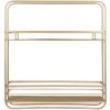 Maisons Du Monde Étagères Etagère Carrée En Métal Doré