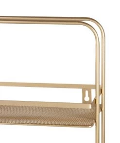 Maisons Du Monde Étagères Etagère Carrée En Métal Doré -Vaisseliers Soldes Magasin etagere carree en metal dore 1000 1 15 228549 3