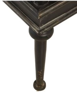 Wadiga Étagères Étagère Classique Sur Pied En Métal Noir Vieilli 56x28x160cm -Vaisseliers Soldes Magasin etagere classique sur pied en metal noir vieilli 56x28x160cm 4