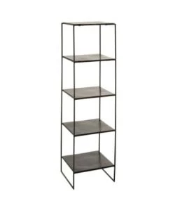 Meubles & Design Étagères Etagère Colonne 5 Planches En Métal