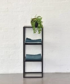 Decoclico Factory Étagères Etagère Colonne En Métal Noir -Vaisseliers Soldes Magasin etagere colonne en metal noir 2