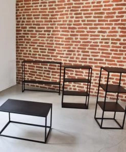 Decoclico Factory Étagères Etagère Colonne En Métal Noir -Vaisseliers Soldes Magasin etagere colonne en metal noir 4