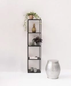 Decoclico Factory Étagères Etagère Colonne En Métal Noir -Vaisseliers Soldes Magasin etagere colonne en metal noir 7