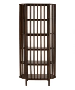 Meubles & Design Étagères Etagère Contemporaine En Bois Foncé 5 étages -Vaisseliers Soldes Magasin etagere contemporaine en bois fonce 5 etages 3