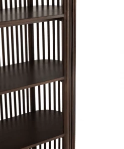 Meubles & Design Étagères Etagère Contemporaine En Bois Foncé 5 étages -Vaisseliers Soldes Magasin etagere contemporaine en bois fonce 5 etages 4