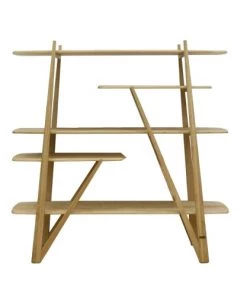 Robin Des Bois Étagères Etagère Contemporaine En Chêne Massif Beige