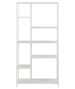 Meubles & Design Étagères Etagère Contemporaine En Métal Blanc