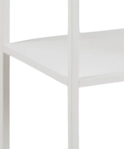 Meubles & Design Étagères Etagère Contemporaine En Métal Blanc -Vaisseliers Soldes Magasin etagere contemporaine en metal blanc 4