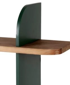 Maisons Du Monde Étagères Etagère Croisée En Bois Beige Et Vert -Vaisseliers Soldes Magasin etagere croisee en bois beige et vert 1000 8 28 227332 3