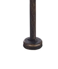 Beliani Étagères Étagère D'angle En Métal Noir 4 Niveaux -Vaisseliers Soldes Magasin etagere d angle en metal noir 4 niveaux 5