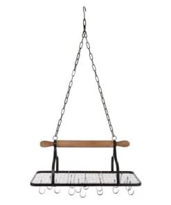 Meubles & Design Étagères Etagère De Cuisine Suspendue Avec Crochets