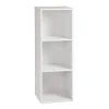 Calicosy Étagères Etagère De Rangement 3 Cases - Blanc