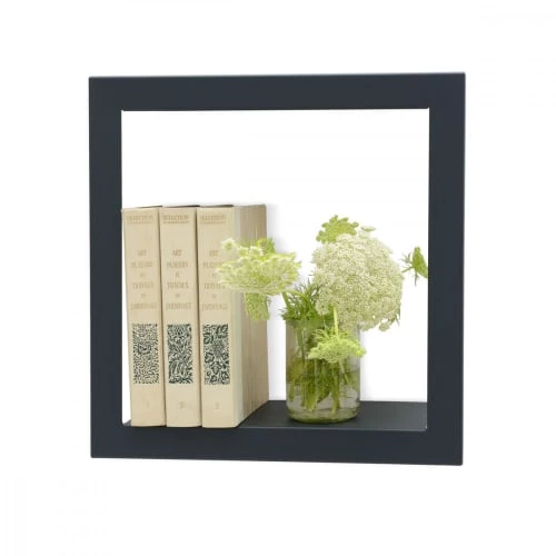 Presse Citron Étagères Etagère Design Carrée Ardoise 36.8x36.8x13.5cm 1 Presse Citron Étagères Etagère Design Carrée Ardoise 36.8x36.8x13.5cm